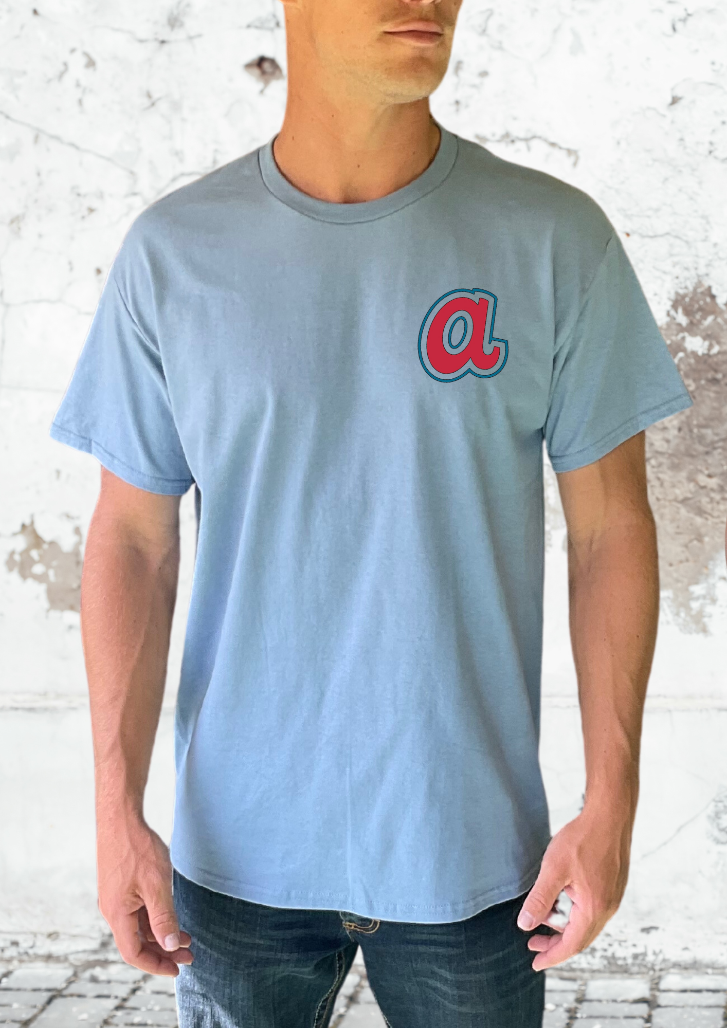 Guys Braves Winning Play Tee